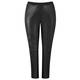 YOEK LEATHER FRONT LEGGINGS