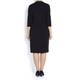 BASLER notch neck black DRESS