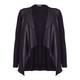 BASLER BLACK WATERFALL LEATHER LOOK JACKET