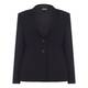 BASLER BLACK BLAZER WITH PLEAT BACK DETAIL