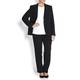 BASLER BLACK BLAZER WITH PLEAT BACK DETAIL