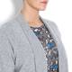 BASLER LONG pure cashmere grey CARDIGAN