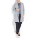 BASLER LONG pure cashmere grey CARDIGAN