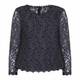 Basler slate floral lace TOP