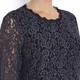 Basler slate floral lace TOP