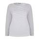 BASLER dove grey TOP with embellished front