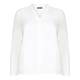 BASLER ivory crepe v-neck TOP