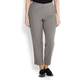 BASLER BLACK &TAUPE JACQUARD ANKLE GRAZER TROUSERS