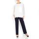 BASLER navy Diana shape TROUSERS