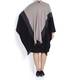 BASLER wide stripe fringed SHAWL wrap