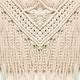 BEIGE label macrame shoulder BAG