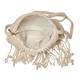 BEIGE label macrame shoulder BAG