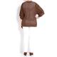 BEIGE COPPER LUREX CARDIGAN