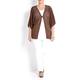 BEIGE COPPER LUREX CARDIGAN