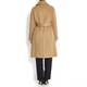 BEIGE CLASSIC WOOL MIX COAT IN CAMEL