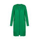 BEIGE EDGE TO EDGE LONG CARDIGAN GREEN