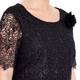 BEIGE LABEL lace bodice black DRESS