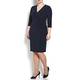 BEIGE label navy fluid jersey DRESS