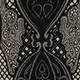 BEIGE LABEL BLACK STRETCHY JACQUARD BAROQUE DRESS 