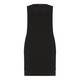 BEIGE label black cheesecloth linen DRESS