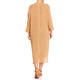 Beige Flax Linen Dress Sand