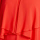 BEIGE GEORGETTE LAYER DRESS RED