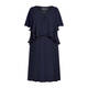 BEIGE GEORGETTE LAYER DRESS NAVY