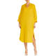 BEIGE COTTON DRESS YELLOW