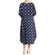 BEIGE JERSEY PRINT DRESS INDIGO