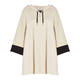 BEIGE PUNTO MILANO HOODY CREAM