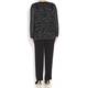 BEIGE GUNMETAL SEQUINNED SILK JACKET
