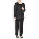 BEIGE GUNMETAL SEQUINNED SILK JACKET