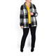 BEIGE LABEL CHECK JACKET MONOCHROME