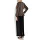 BEIGE LABEL GOLD PRINT and lurex ruffle jacket