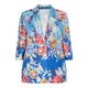 BEIGE LABEL SATIN FLORAL PRINT JACKET