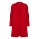 BEIGE LABEL WATERFALL FRONT LONG JACKET RED