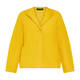 Beige Boiled Wool Jacket Yellow