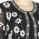 BEIGE label black sequinned and embroidered silk JACKET