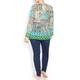 BEIGE BEADED NECK KAFTAN