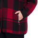 BEIGE LABEL CHECK JACKET RED