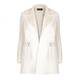 BEIGE LABEL WINTER WHITE KNITTED JACKET WITH FAUX SHEARLING