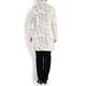 BEIGE patchwork effect  KNITTED COAT