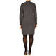 Beige Knitted Dress Grey 