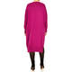 Beige Knitted Dress Fuchsia 