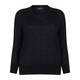 BEIGE LABEL BLACK KNITTED V-NECK SWEATER