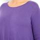 Beige violet knitted TUNIC