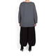 BEIGE LABEL GRAPHITE RIBBED KNITTED TUNIC