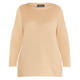 BEIGE KNITTED TUNIC CAMEL