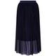 BEIGE SHEER SKIRT WITH HALF-LINING INDIGO