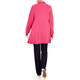 Beige Cardigan Fuchsia Pink 